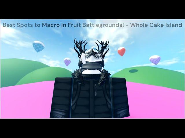 Best Macro Spots in Fruit Battlegrounds   Whole Cake Island