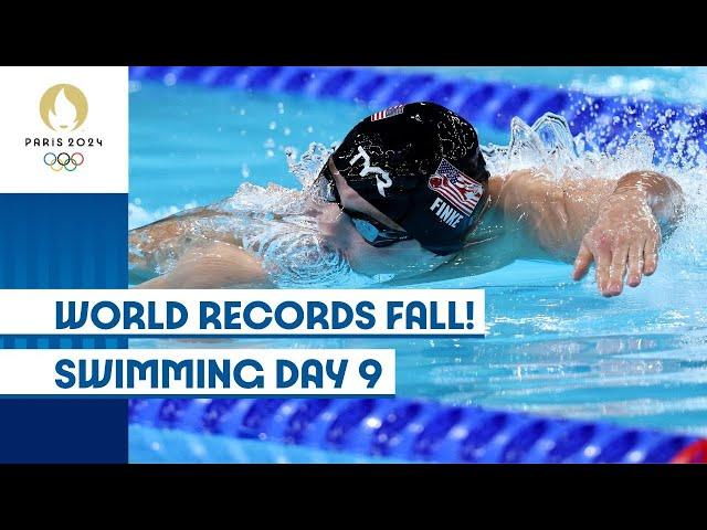 World Records Fall! | Swimming Day 9 | #Paris2024 Highlights