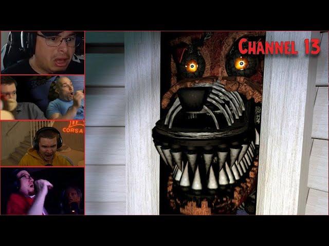 Just got jump scared so F***KING HARD - Gamers React To Scary Horror Games Gameplay - 8