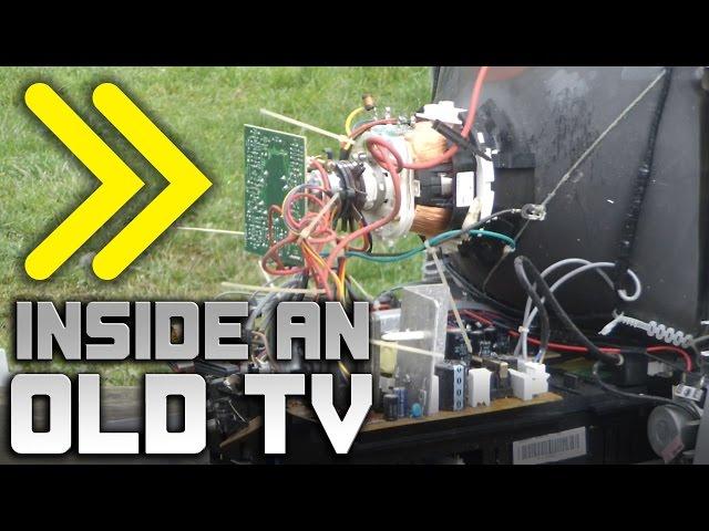 Taking Apart an Old TV is So Cool! Whats inside an old TV? | Science with Greg