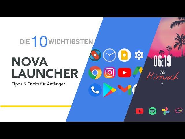 NOVA LAUNCHER CRASHKURS Tipps für Anfänger  #1