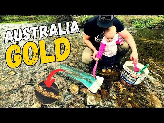 Gold Rush Down Under: Finding our FIRST Australian GOLD