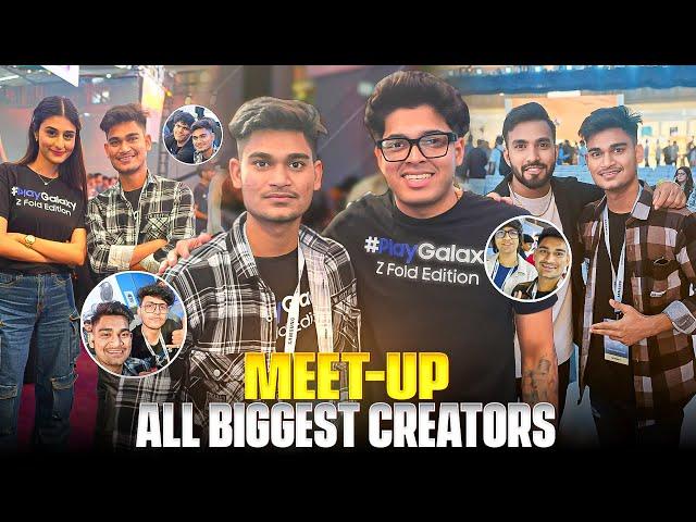  MEET UP WITH @JONATHANGAMINGYT @PAYALGAMING & @TechnoGamerzOfficial AT SAMSUNG EVENT ZFold6 