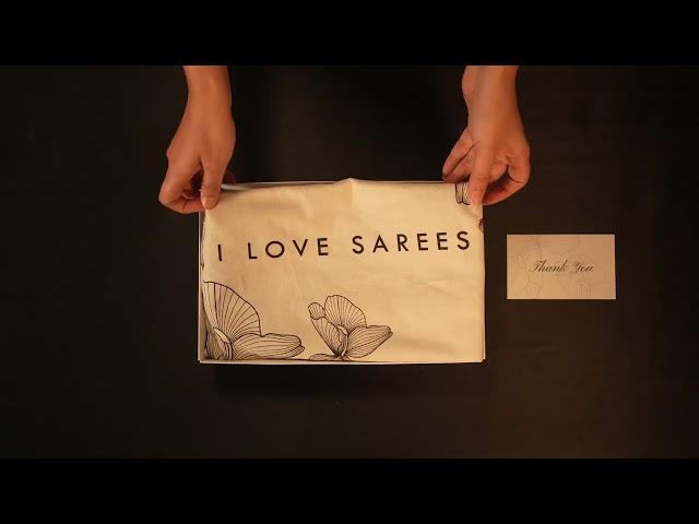 I Love Sarees Packaging | Shop Sarees and Readymade Blouses Online - I Love Sarees #shorts