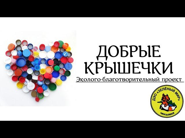 Эколого-благотворительный проект «Добрые крышечки»