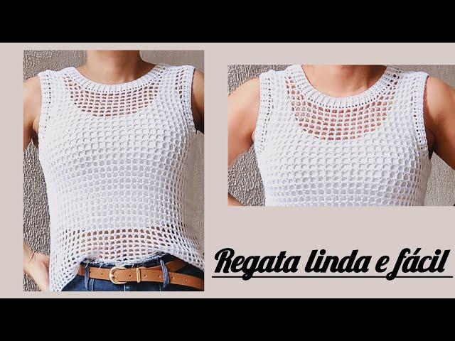 blusa fácil de crochê #crochet