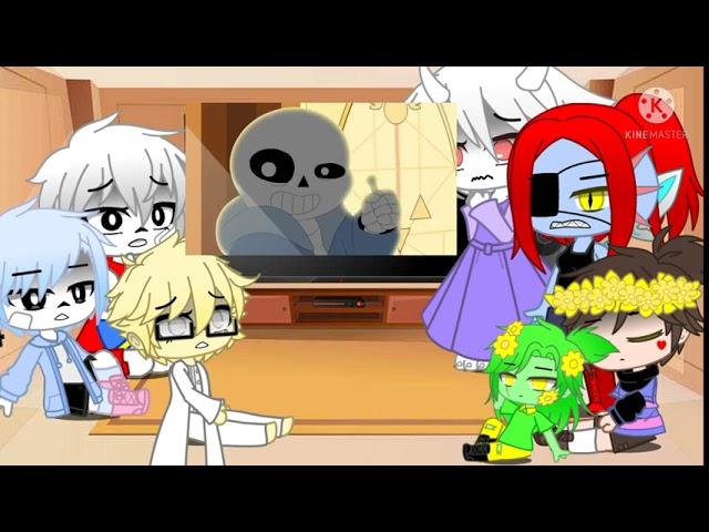 Реакция Undertale на песню санса +Сюжет