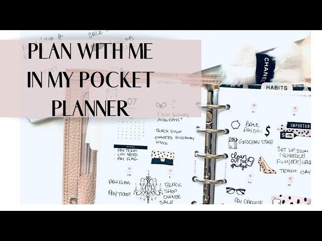 PLAN WITH ME IN MY POCKET PLANNER | FUNCTIONAL PLANNING | MINIMAL PLANNING