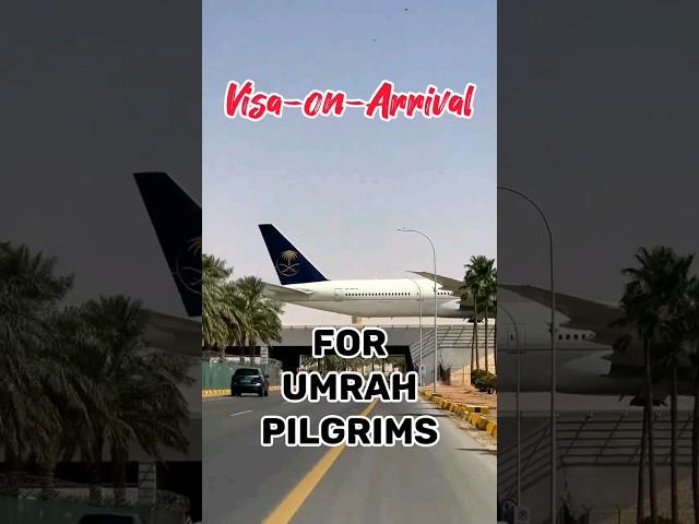 Visa on Arrival for Umrah Pilgrims #saudiarabia #ksa #umrah2023 #shorts #ytshorts