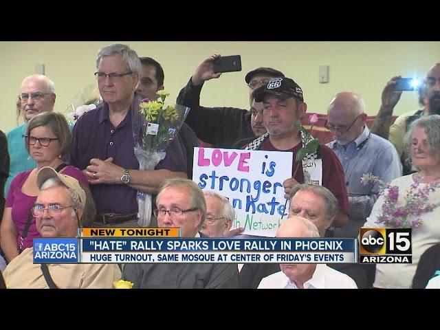 Love rally takes place at Phoenix Islamic Community Center