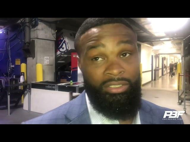 TYRON WOODLEY IMMEDIATE REACTION TO JAKE PAUL KNOCKOUT WIN OVER MIKE PERRY