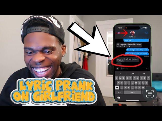 BREAK UP LYRIC PRANK ON MY GIRLFRIEND !! * SHE CRASHED OUT * | QUEEN NAIJA - BUTTERFLIES !!