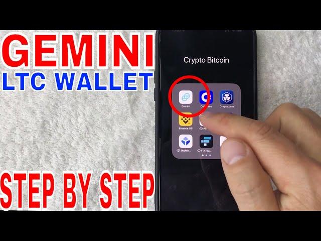   How To Find Gemini Litecoin LTC Wallet Address 