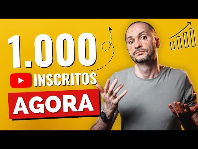 Como Ganhar Inscritos no YouTube (1.000 Inscritos AGORA)