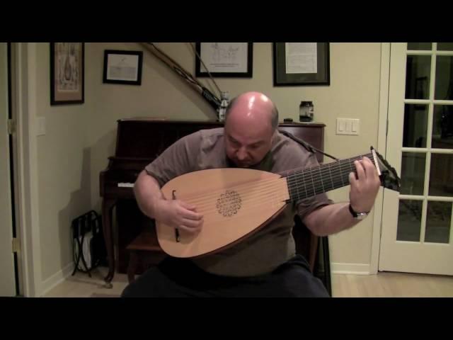 Sarabande and Double in g minor by F. Dufaut for Baroque Lute