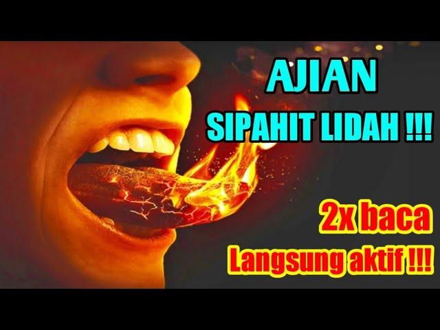 [LANGSUNG AKTIF !!!] AJIAN SIPAHIT LIDAH, SEKALI UCAP LANGSUNG JADI !!!