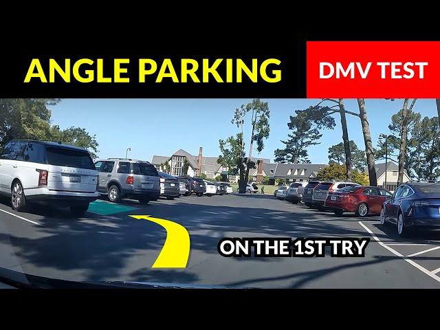 How to Angle Park Perfectly (Step-By-Step) - Driving Tips