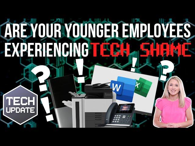 Are your younger employees experiencing ‘tech shame’?