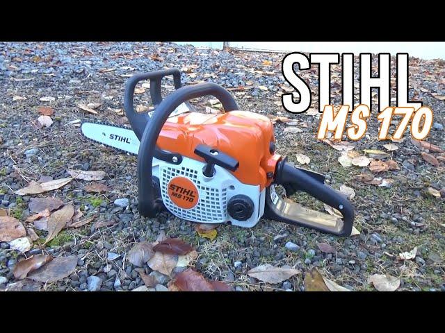 STIHL MS 170 Kettensäge - Überblick und richtig starten! (Kalt- & Warmstart)