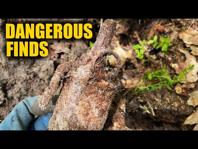 Dangerous Finds from WW2 Battlefields. WW2 metal detecting