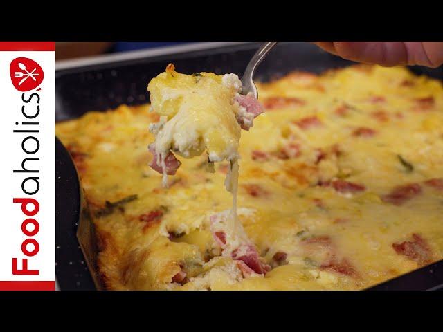 When I don't have time I make this food (potatoes au gratin) | Foodaholics