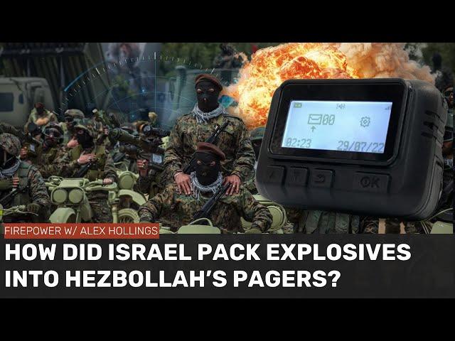 How did Israel pack explosives into Hezbollah's pagers and radios?