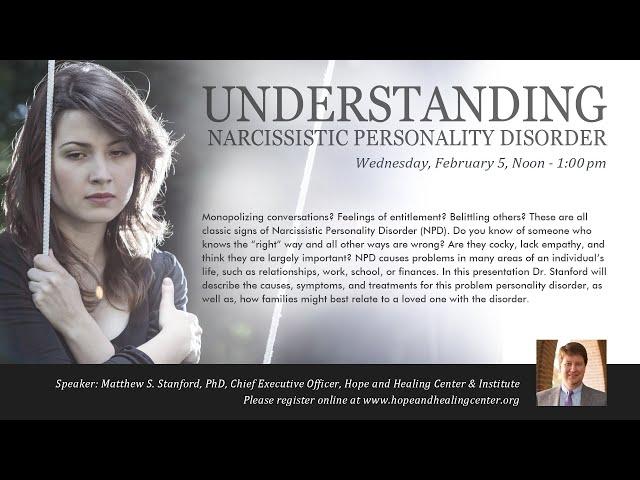 HHCI Seminars – Understanding Narcissistic Personality Disorder