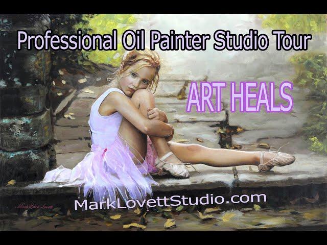 "Inside an Oil Painting Studio: Discover the Art of Impressionistic Realism"
