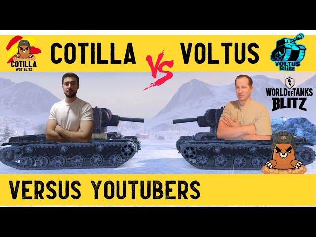 World of Tanks Blitz español | Cotilla vs Voltus Blitz | 1 vs 1 | Versus de Youtubers @VOLTUSBlitz