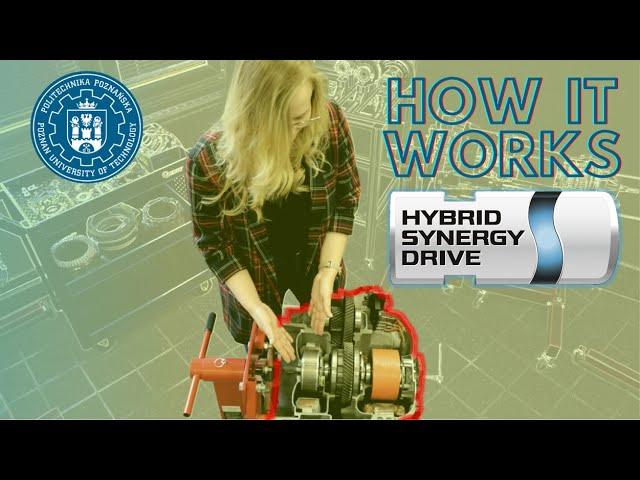 How the Toyota hybrid planetary gearbox works (P410) - Academic laboratory at PUT