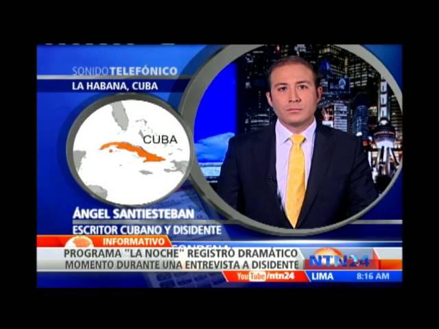 Disidente cubano revela en directo persecución del régimen castrista