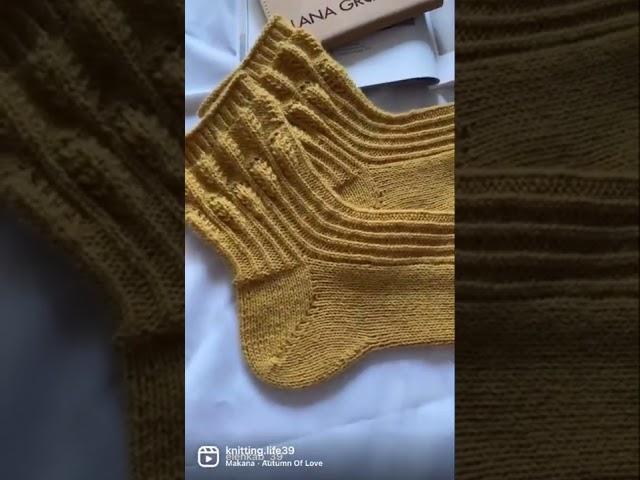 Носки из Drops Nord (color 18) нужен мастер-класс? 