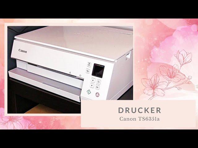 Drucker Canon PIXMA TS6351a TS 6350a Multifunktionsgerät scannen, kopieren | Installation Test