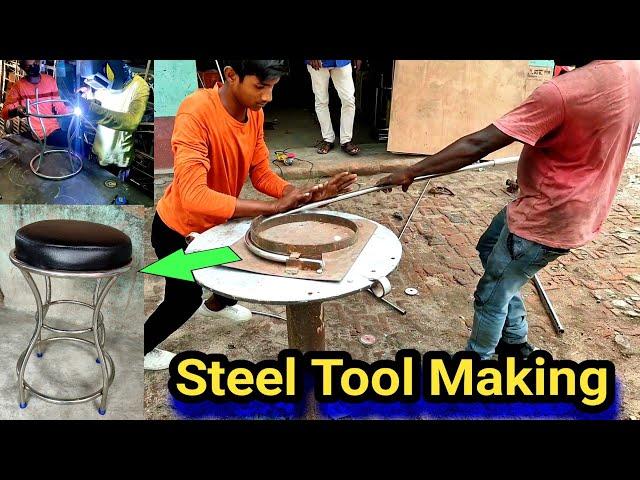 Steel Stool Making Full Process || Stainless Steel || fabrication Work