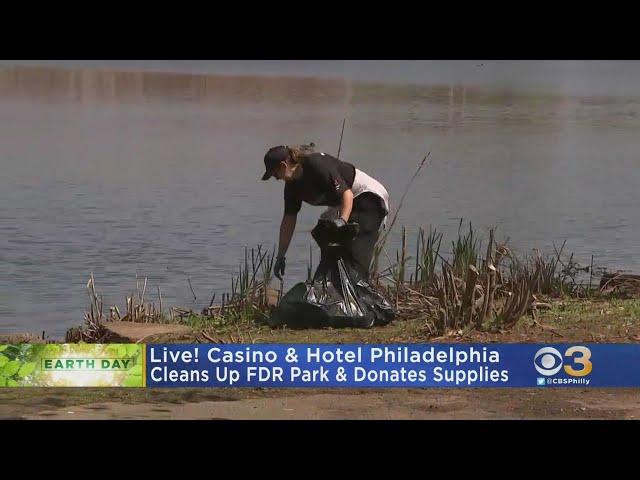 Live! Casino & Hotel Philadelphia Cleans Up FDR Park, Donates Supplies