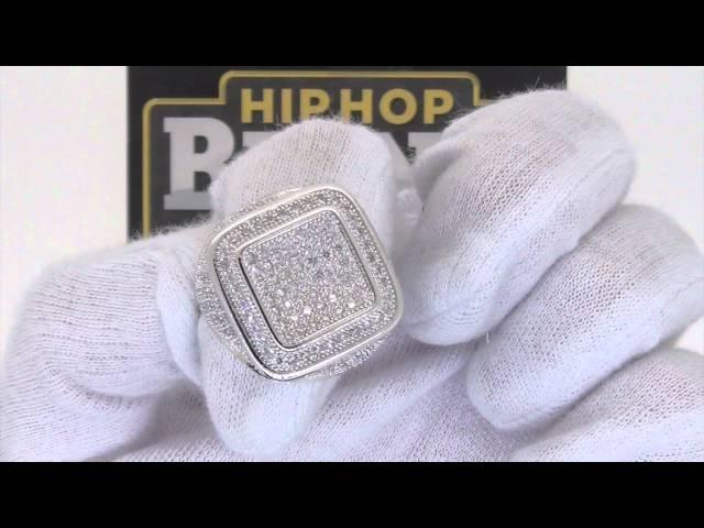 Totally Iced Out Bling Bling Hip Hop Ring Jewelry