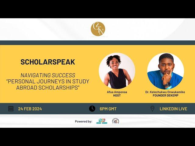 Unveiling SCHOLARSPEAK: Personal Journeys in Study Abroad Scholarships!