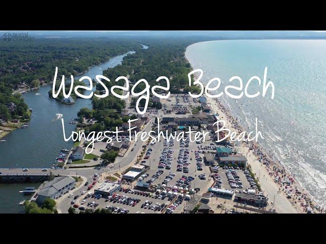 [4K] LONGEST FRESHWATER BEACH | WASAGA BEACH | GEORGIAN BAY