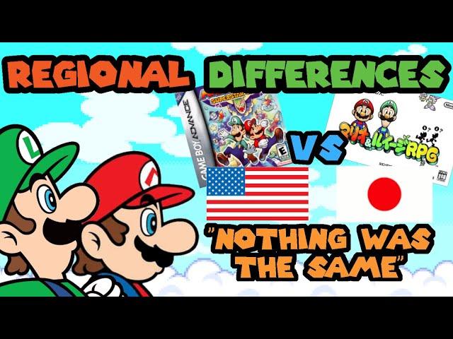 Superstar Saga Regional Differences