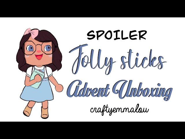 SPOILER Jolly Sticks Advent Unboxing