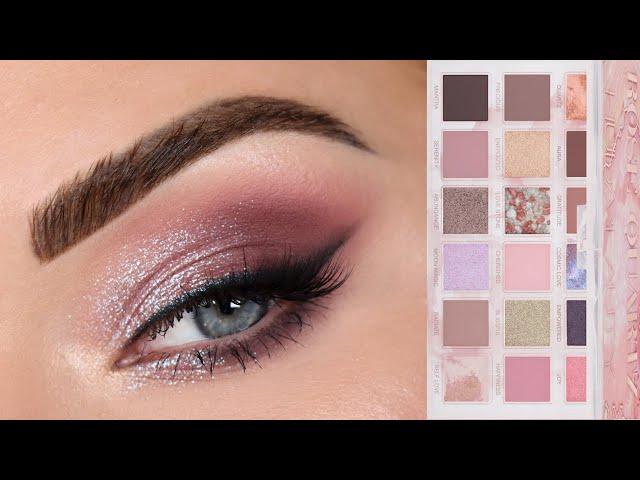 Huda Beauty Rose Quartz Palette Eyeshadow Tutorial