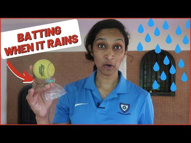 Batting Practice in Rainy season |Cricket Practice in Monsoon | Cricket Practice in Rainy season