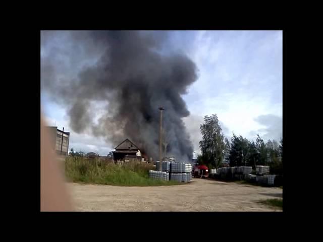 Põleng Antslas 1.sept.2014 AareVideo