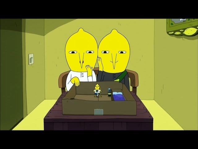 Lemongrab eats Lemongrab (Adventure Time)