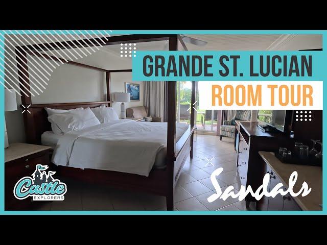 Sandals Grande St. Lucian Room Tour | Caribbean Walkout Deluxe