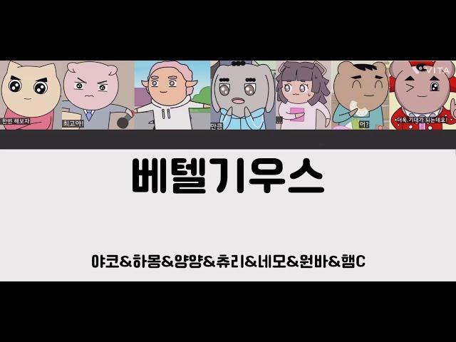 [빨간내복야코 보이스캐스팅]베텔기우스 #빨간내복야코 #야코 #병맛노래 #보이스캐스팅 #어몽어스 #베텔기우스