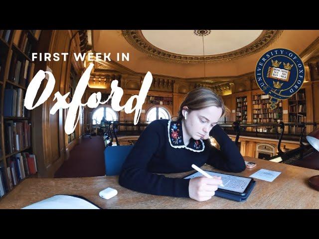 My First Week living & studying in Oxford