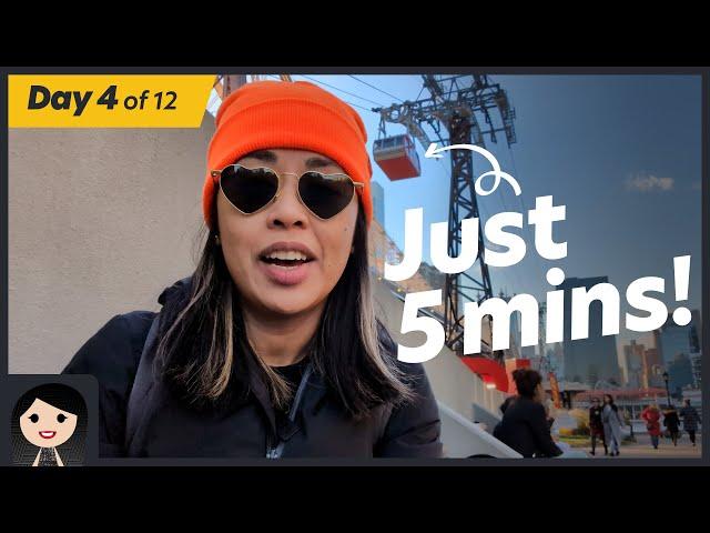 Roosevelt Island Tram → Day 4 of 12 Days of Transit Vlogmas 2023