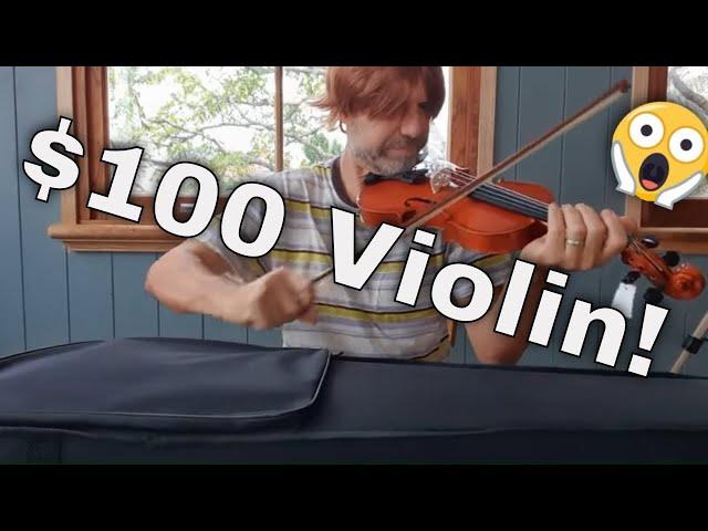 I bought a 100 dollar violin!!   Olaf reviews a cheap violin bought online...