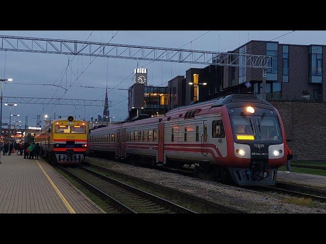 Trains at Riga Central Station (October 2023) 